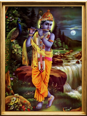 Bóg Krishna plakat hinduski