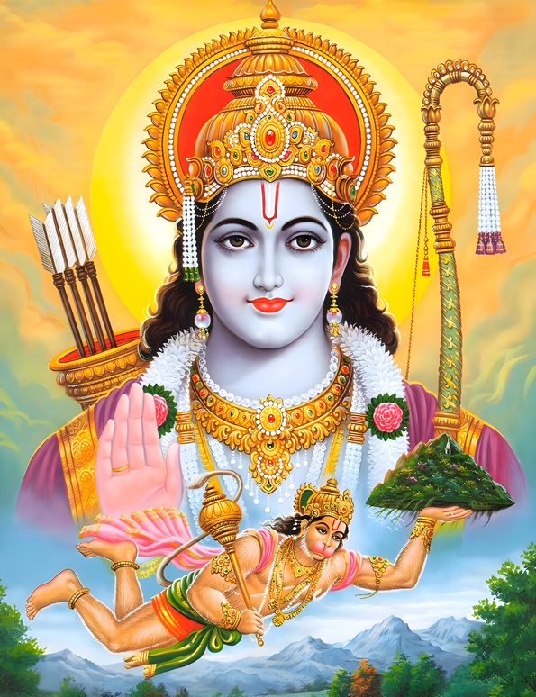 Bóg Rama i Hanuman