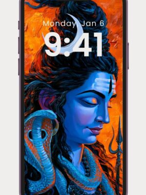 Tapeta na telefon medytacja hinduski bóg Sziwa