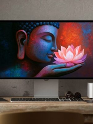 Budda tapeta na komputer
