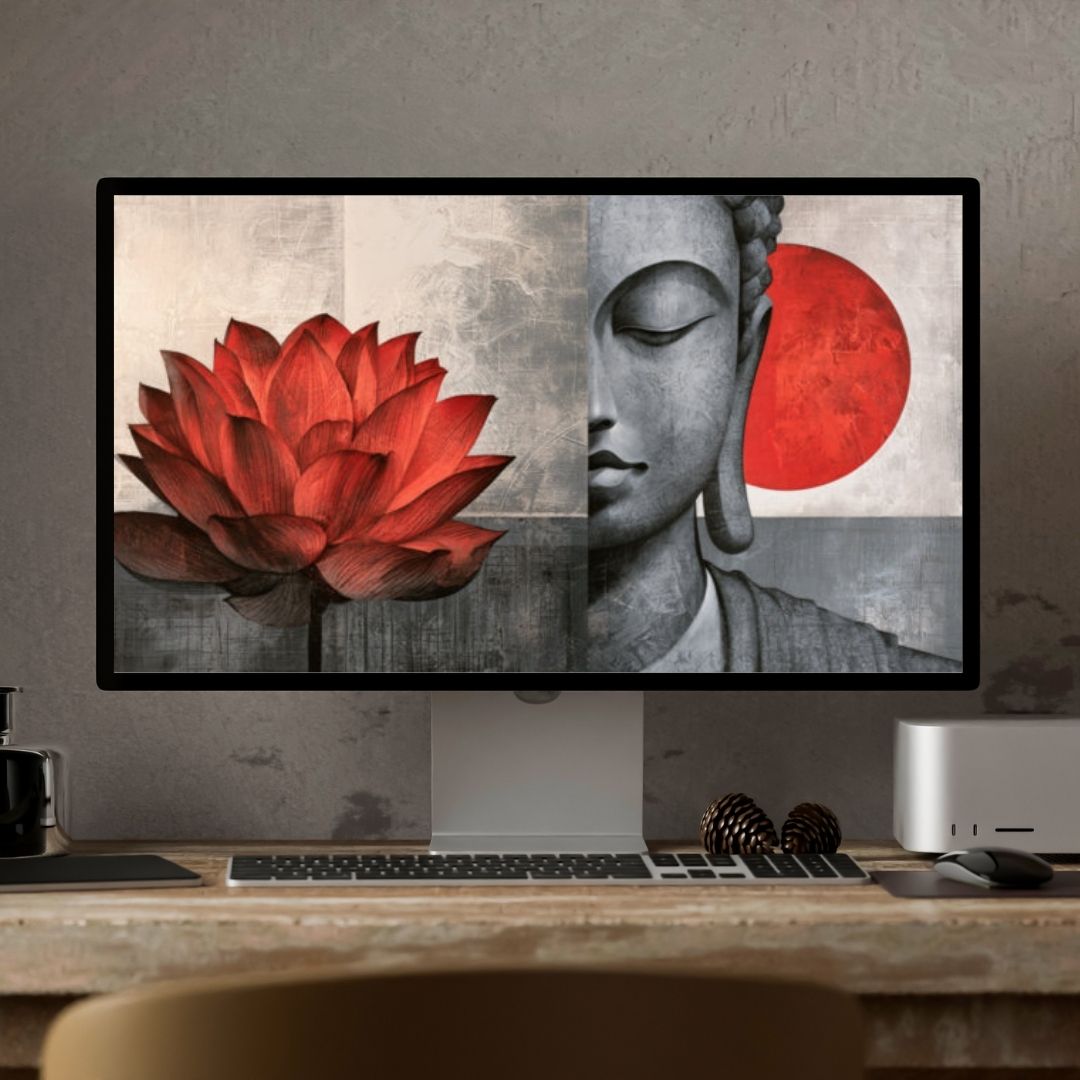 Budda tapeta na komputer
