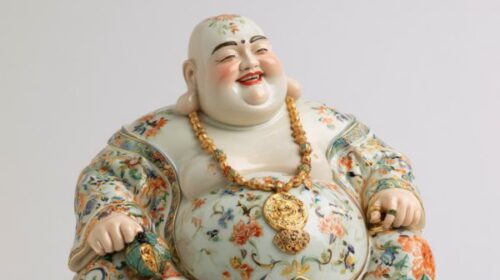 Gruby śmiejący się Budda