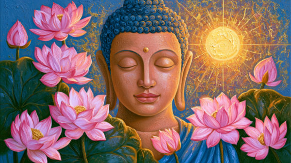 Budda tapeta na komputer