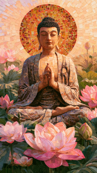 Tapeta na telefon Budda, medytacja joga