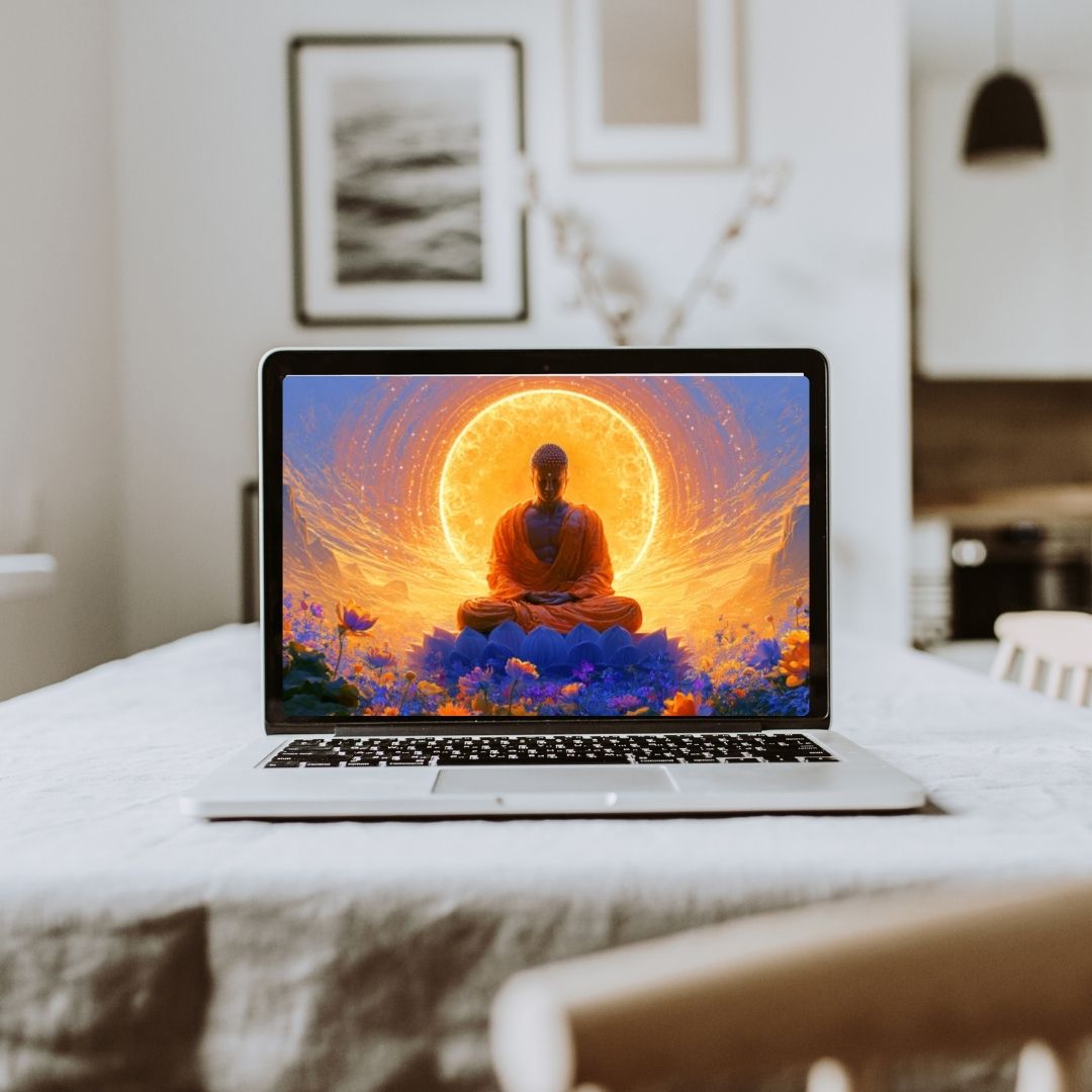 Budda tapeta na komputer