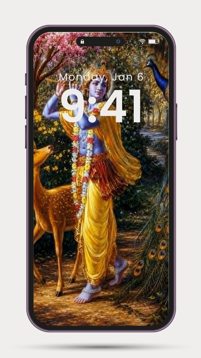 Tapety na telefon medytacja indyjscy bogowie Sziwa Kriszna Wisznu Ganesza