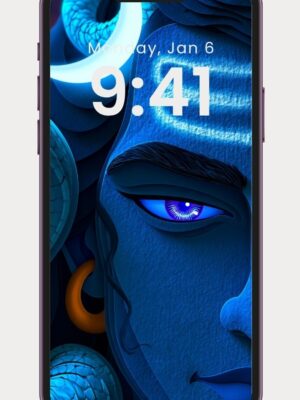 Tapeta na telefon medytacja hinduski bóg Sziwa