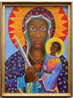 Erzulie Dantor Czarna Madonna z Haiti, Wudu, Matka Boska Częstochowska